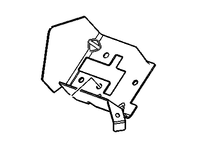 GM 97381302 Bracket, Glow Plug Relay (Upper)