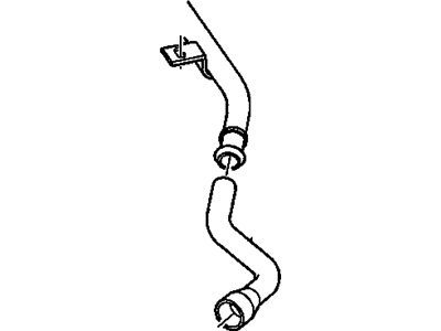 1998 Oldsmobile Cutlass Fuel Filler Hose - 22649607