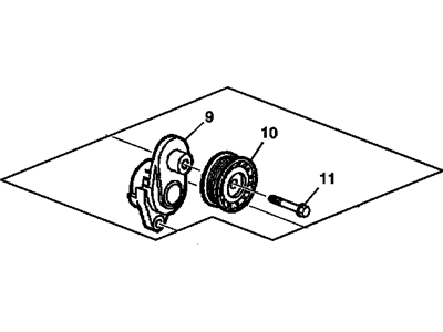 GM 92111701 Tensioner Assembly, Drive Belt