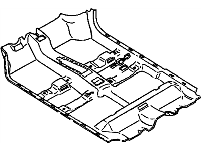 GM 10443250 CARPET, Front/Complete Floor