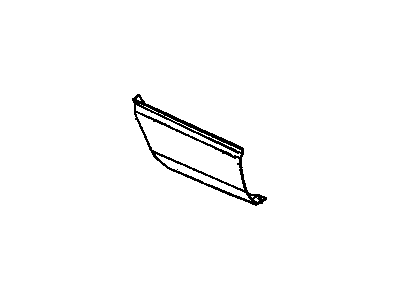 GM 22548867 Extension, Rear Bumper Fascia *Gray M Mount
