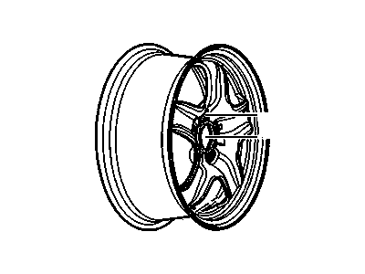 GM 9597622 Wheel Rim, 16X6.5 41Mm Outside 110X5Xm12 Bellcrank