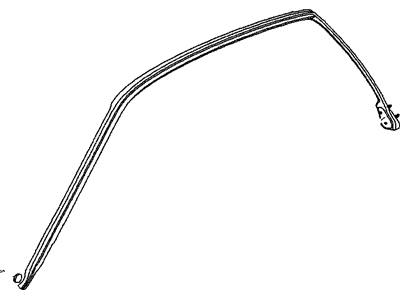 GM 22718864 Weatherstrip Asm,Front & Rear Side Door Upper