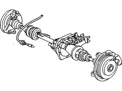 GM 15654073 Cable,Front Drive Axle