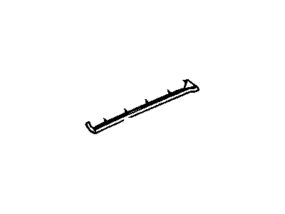 GM 25646080 Weatherstrip, Rear Side Door Lower