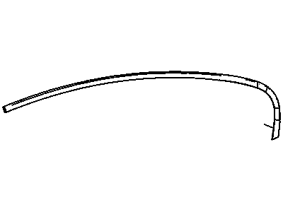 GM 23129910 Stripe,Rear Side Door Window Outer Weatherstrip