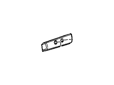 GM 15906655 Plate Assembly, Instrument Panel Trim *Shadow Grid