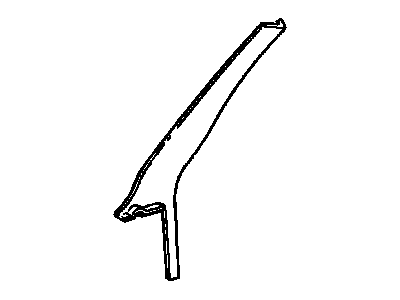 GM 15743584 Molding Assembly, Windshield Side Garnish *Graphite