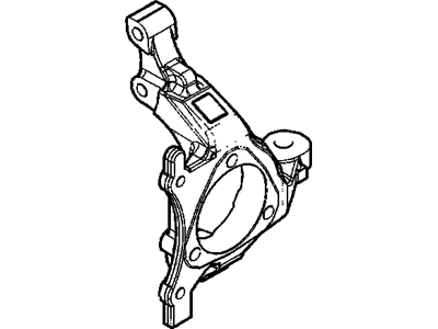 2009 Saturn Astra Steering Knuckle - 13156042