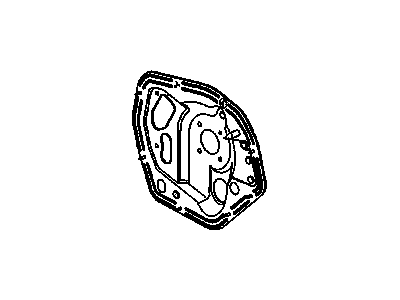 GM 10383192 Plate Asm,Dash Panel Reinforcement
