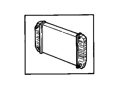 1992 Oldsmobile Silhouette Radiator - 52460727