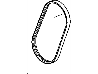 Chevrolet Aveo Drive Belt - 25195582