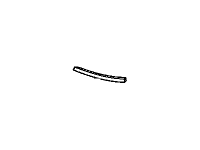 22568075 GM Molding Assembly, Reveal Quarter Belt *Black Illustration 1 of 1
