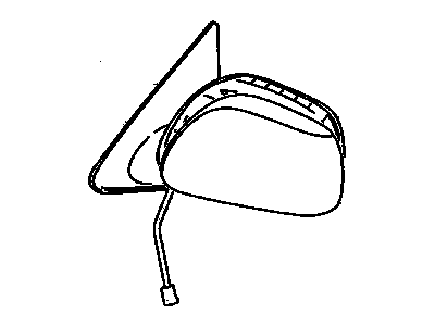 Pontiac Vibe Side View Mirrors - 19331433