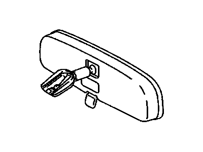 2005 Pontiac Vibe Side View Mirrors - 88974120