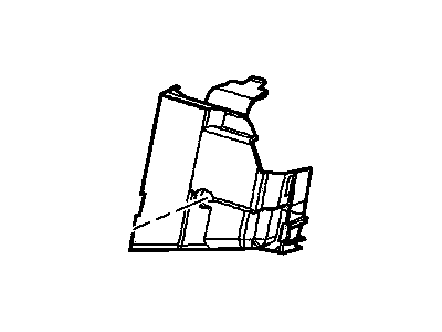 15076505 GM Cover,Dash Wiring Harness Fuse Block Illustration 1 of 1