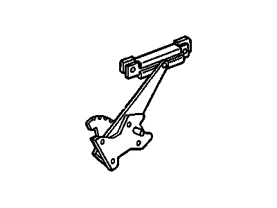 GM 16621661 Rear Side Door Window Regulator Assembly