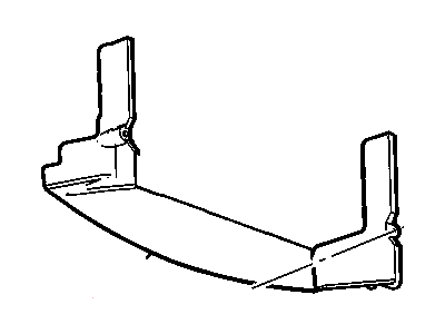 GM 42391577 Baffle, Radiator Air Lower