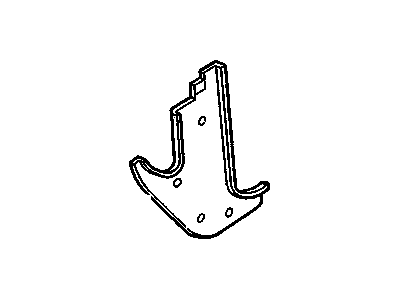 GM 15626725 Panel Assembly, Body Hinge Pillar Trim *Red