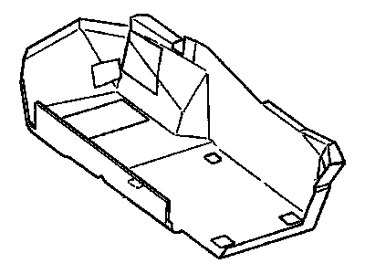 GM 10345674 Carpet Assembly, Front Floor Panel *Torch Red