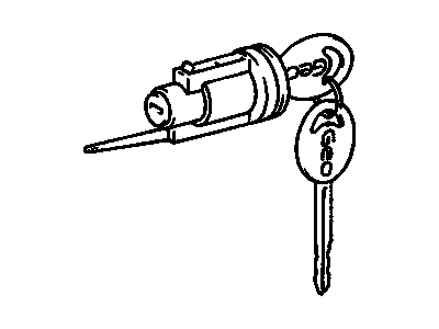 1993 Chevrolet Prizm Ignition Lock Cylinder - 94854728