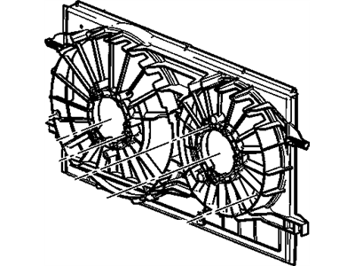 2010 Pontiac G6 Fan Shroud - 20757666