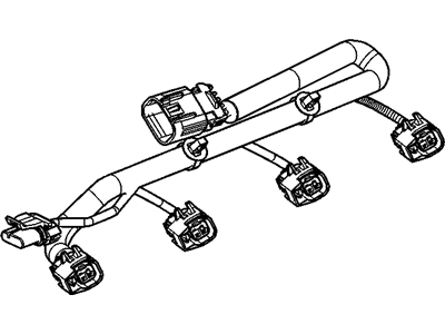 GM 12604950 Harness Assembly, Fuel Injector Wiring