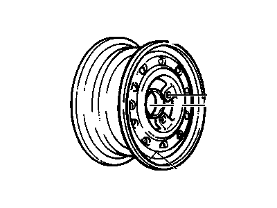 GMC Syclone Spare Wheel - 9591714