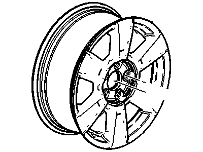 GM 23406148 Wheel Rim, Front & Rear