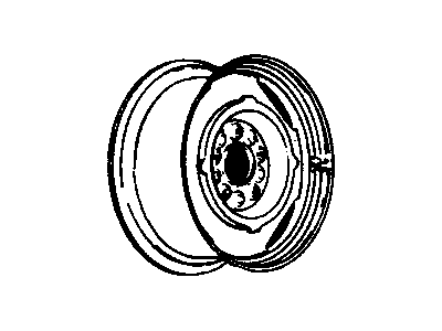 Pontiac 6000 Spare Wheel - 9592058