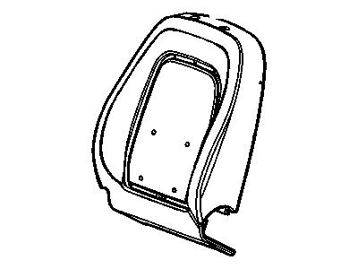 GM 22790739 Pad,Driver Seat Back Cover