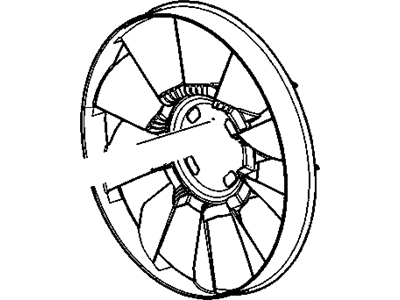 GM 15229250 Blade,Fan