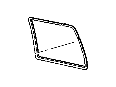 GM 14078385 Molding Assembly, Rear Door Window Garnish