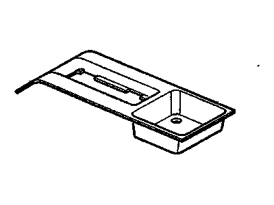 GM 9105063 Tray,Front Floor Console Storage