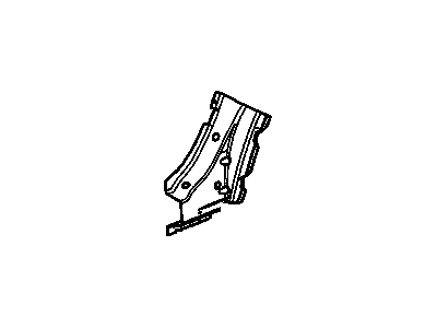 GM 96474352 Reinforcement,Rear Wheelhouse Panel