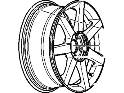 2007 Cadillac XLR Spare Wheel - 9595386