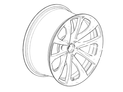 2018 Cadillac CTS Spare Wheel - 23483708
