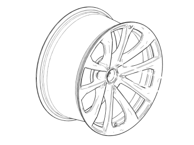 GM 23483708 Wheel Rim, Rear