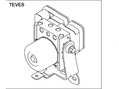 2010 Chevrolet Aveo ABS Control Module - 95245223