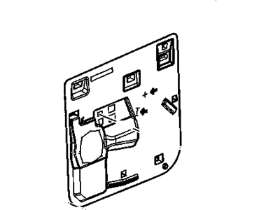 GM 15249528 Deflector Assembly, Rear Side Door Water