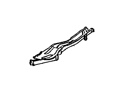 GM 12539002 Rail Kit,Rear Compartment Rear Panel Longitudinal, Right 12539002 GM Rail Kit,Rear Compartment Rear Panel Longitudinal, Right Illustration 1 of 1