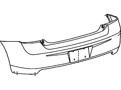 2009 Pontiac Vibe Bumper - 88975672