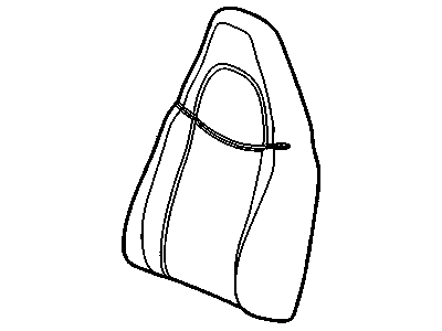 88979471 GM Seat Back Cushion Cover Illustration 1 of 1