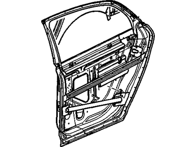 GM 15894777 Door,Rear Side