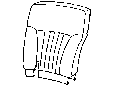 GM 88935542 Cover,Rear Seat Back Cushion *Graphite