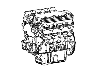GM 89017862 Engine Asm,Gasoline (Goodwrench)