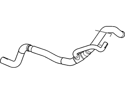 2007 Pontiac Solstice Radiator Hose - 19129921