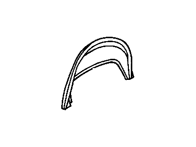 10226141 GM Rear Wheelhouse Inner Panel Illustration 1 of 1