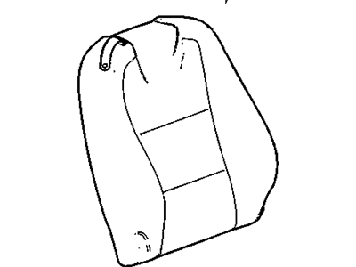 GM 23162191 Cover Assembly, Passenger Seat Back *Neutral