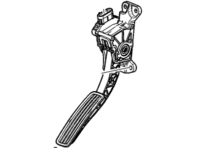 GM 22741799 Pedal Assembly, Accelerator (W/ Bracket)